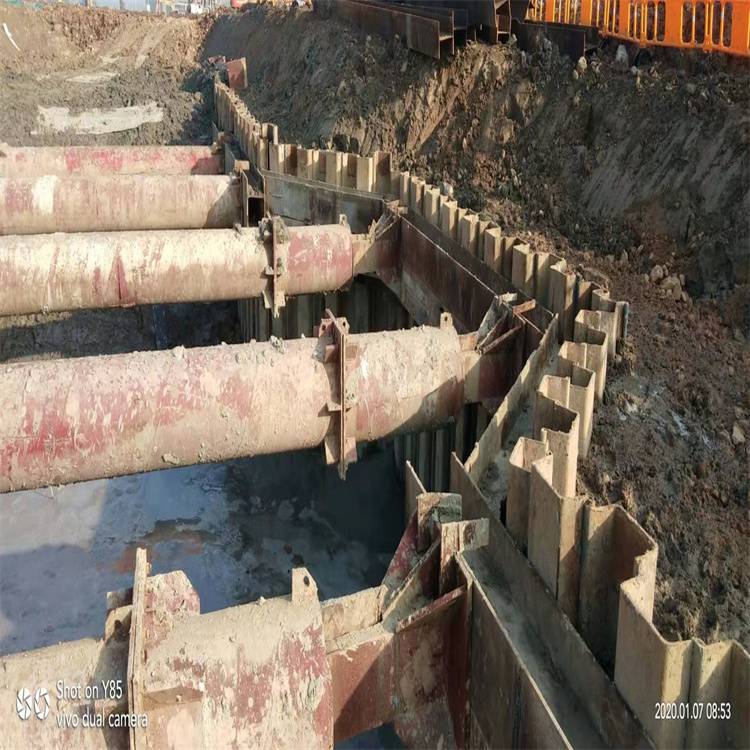 南京12m拉森钢板桩 钢板桩工程施工报价