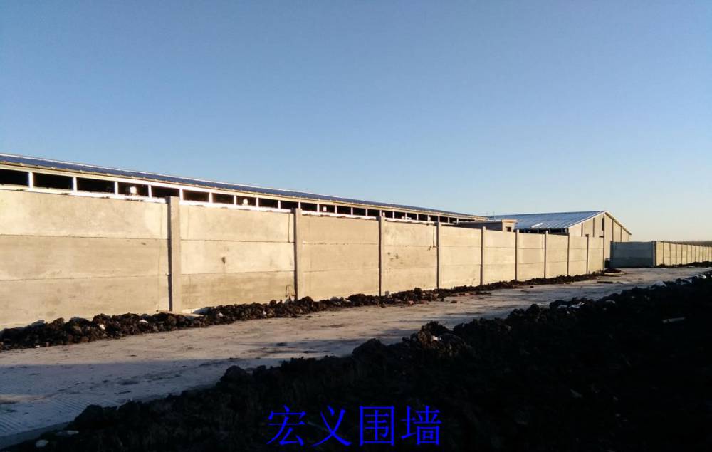 厂家定做黑龙江高密度预制围墙哈尔滨水泥预制围墙