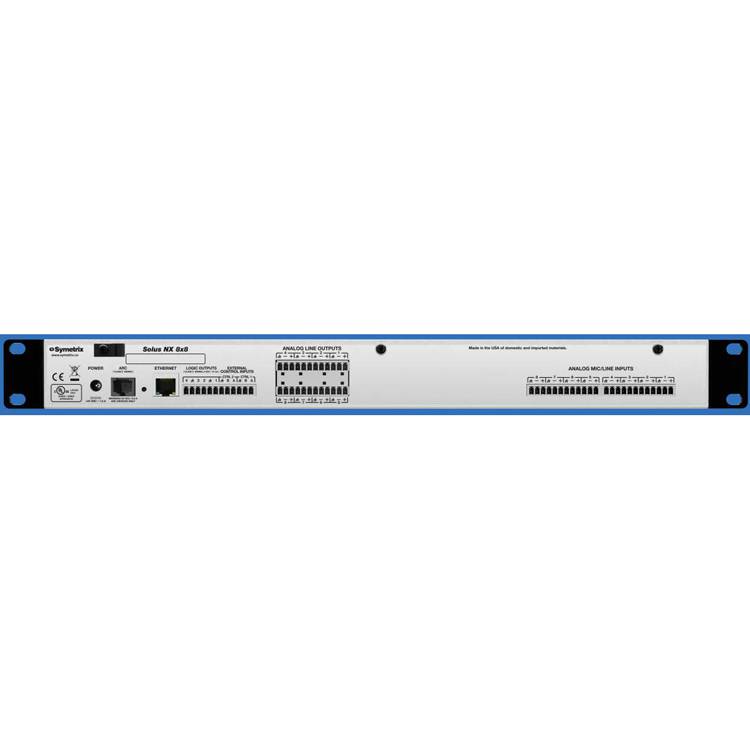 symetrixsolusnx8x8网络音频处理器网络矩阵处