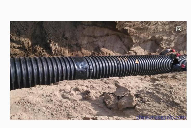 禄县HDPE钢带增强波纹管-HDPE缠绕波纹管-钢带缠绕管