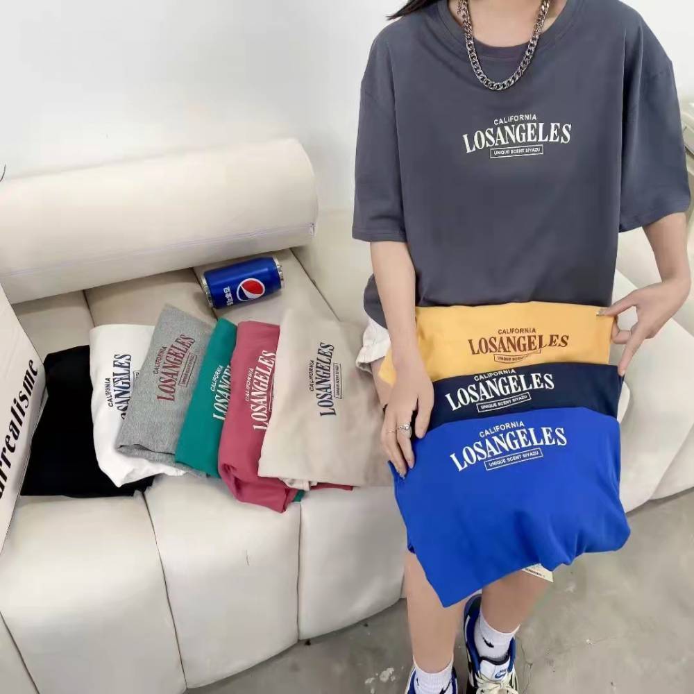 几块钱的短袖供货厂家河北邢台南宫女装短袖衫厂家时装夏季短袖T恤批发商