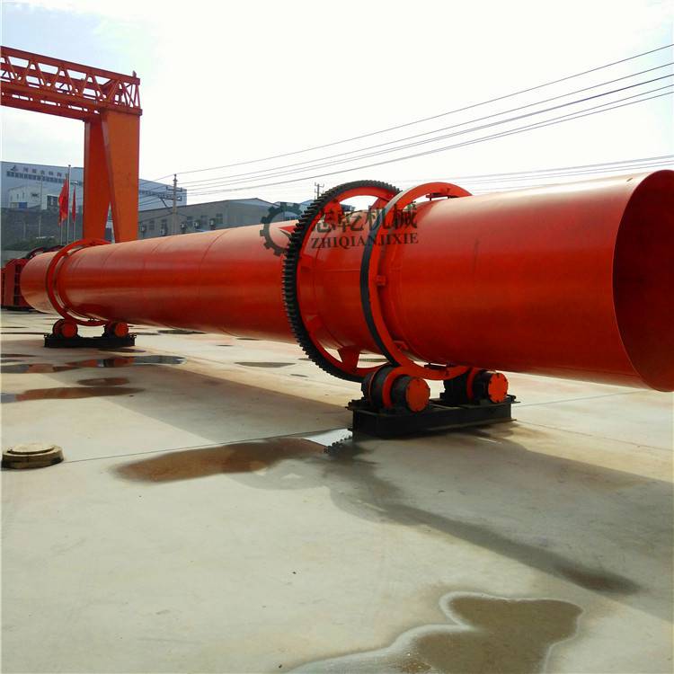 河沙滚筒烘干机 玉米芯烘干机 滚筒石英砂烘干机效果