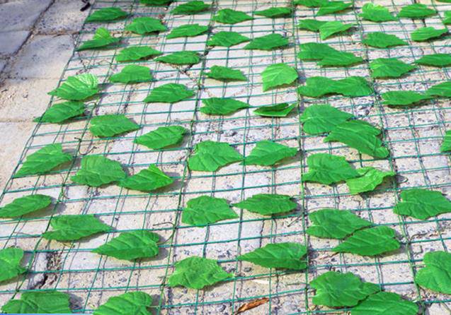 云南省昆明市富民县仿真树叶网-绿化树叶网