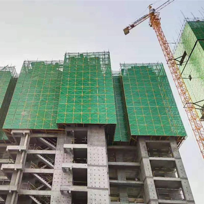 四川钢管架网片 外架冲孔钢板网 环保阻燃防坠网 规格可定制