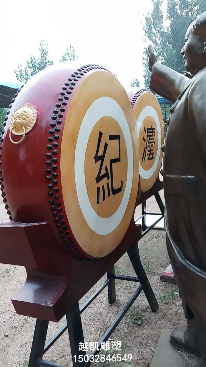 水景锣鼓雕塑厂家  露天雕塑 透雕锣鼓雕塑厂家 