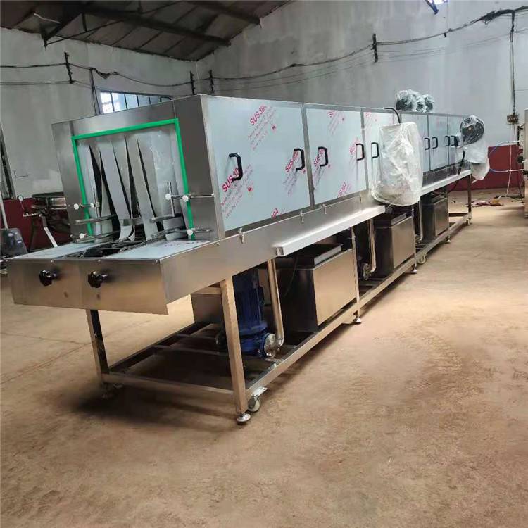景翔牌 洗托盘设备 蓝色托盘清洗机 栈板清洗机
