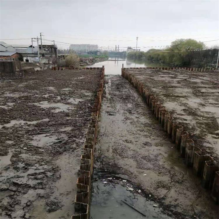 泰州12m钢板桩 拉森钢板桩租赁施工报价
