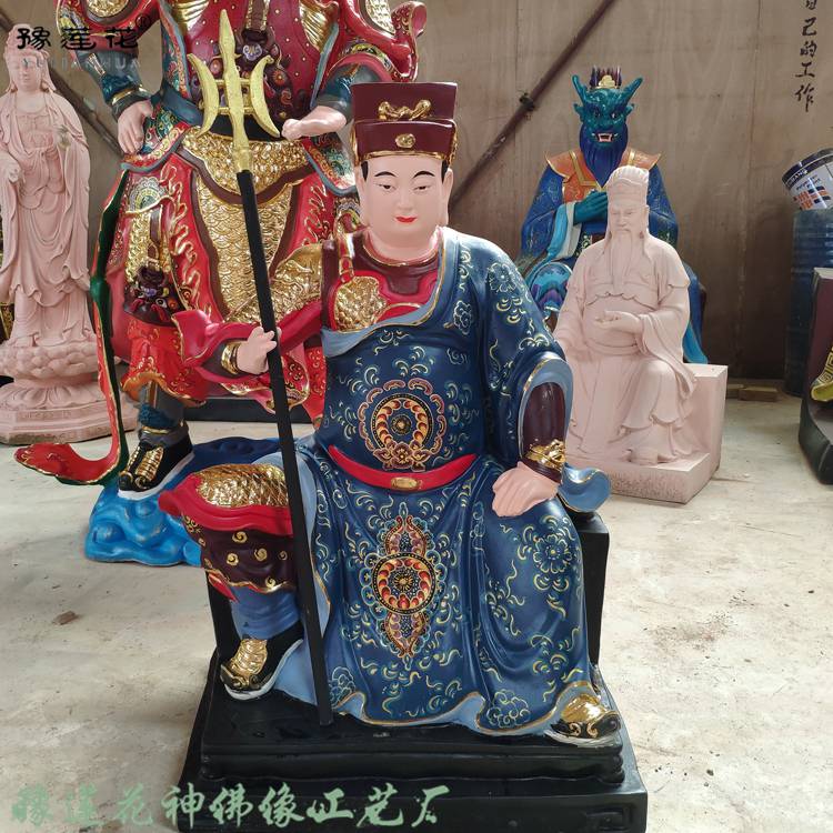 河南玻璃钢脱胎神像 土地爷土地奶奶雕塑 山神爷佛像 社公社婆塑像