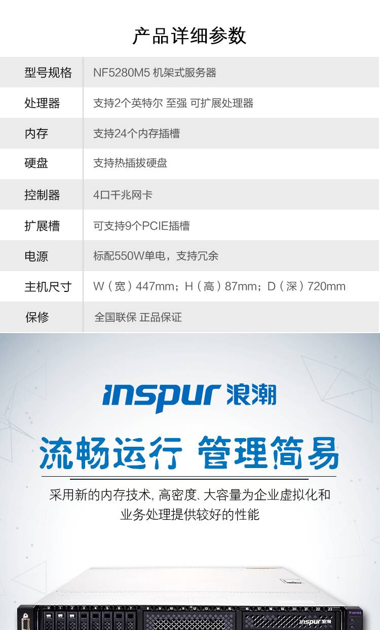 如何高效设置浪潮服务器产品名片？  第1张