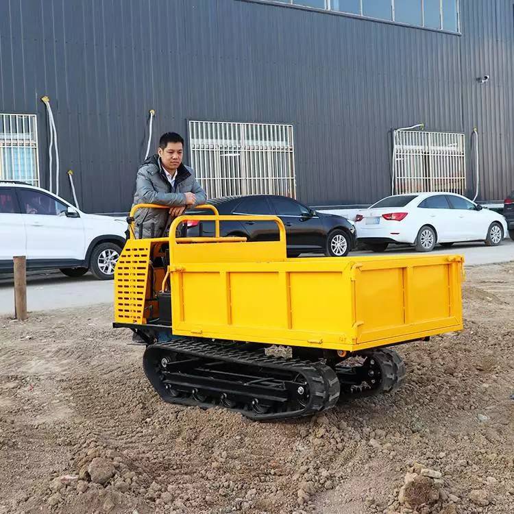 德翊工程建材履带运输车农用小型运输车履带式水稻田柴油搬运机