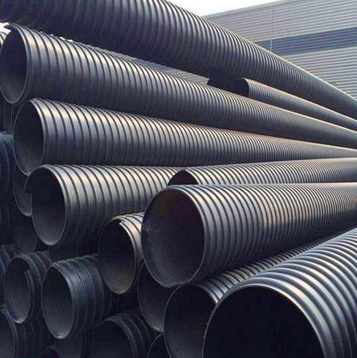 云南省保山市隆阳区HDPE钢带增强波纹管-HDPE缠绕波纹管-钢带缠绕管