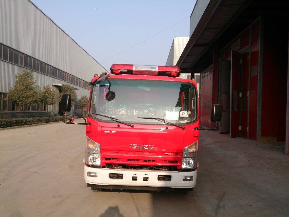 甘肃庆阳正宁54米云梯消防车干粉泡沫联用消防车5201gxfpm3吨消防车