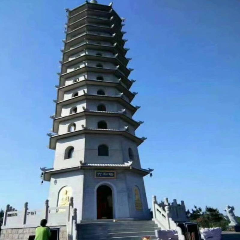 花岗岩石塔景观石塔寺庙石塔厂家