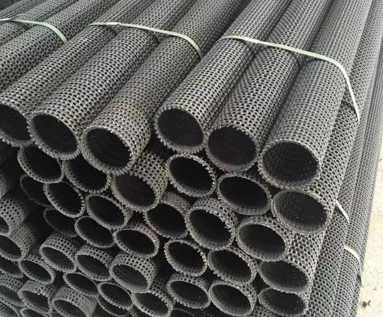 怒江州泸水县硬式透水管—曲纹网状透水管-塑料盲沟疏水管