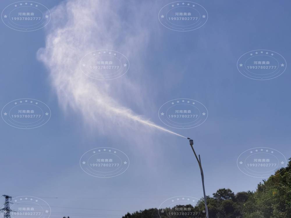 降尘雾桩系统,智能高空除尘除霾系统,灯塔喷雾降尘装置,环保雾桩价格