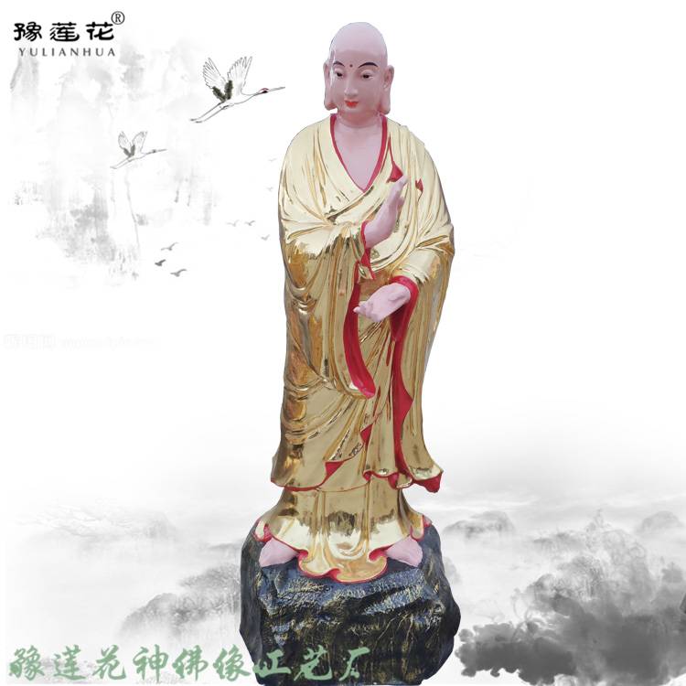 一佛两弟子 三世佛佛像厂家 娑婆三圣佛像 五世佛雕塑