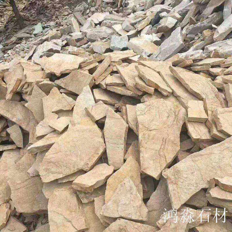 长沙乱型板碎拼石 锈石英碎拼石 厂家