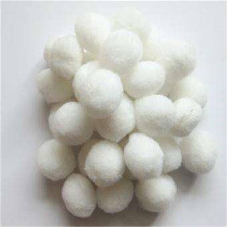 湖南纤维球 机器扎结纤维球滤料商家