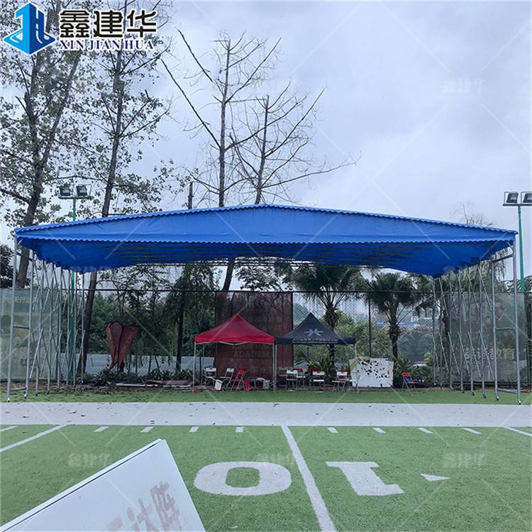 轨道雨棚 自动伸缩雨棚 灵敏移动 三门峡市湖滨区