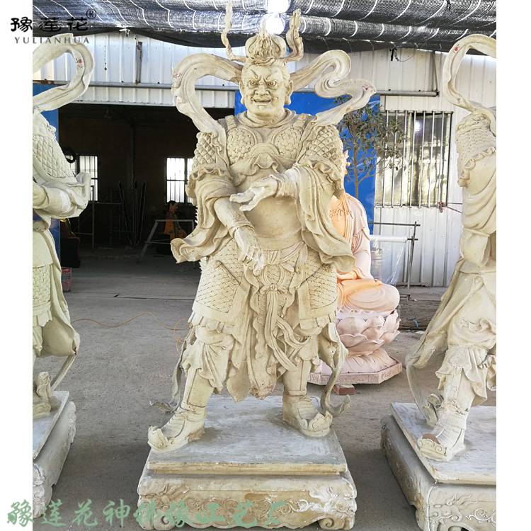 十二药叉大将塑像 十二大将雕塑 ***十二神将佛像 玻璃钢塑像厂家