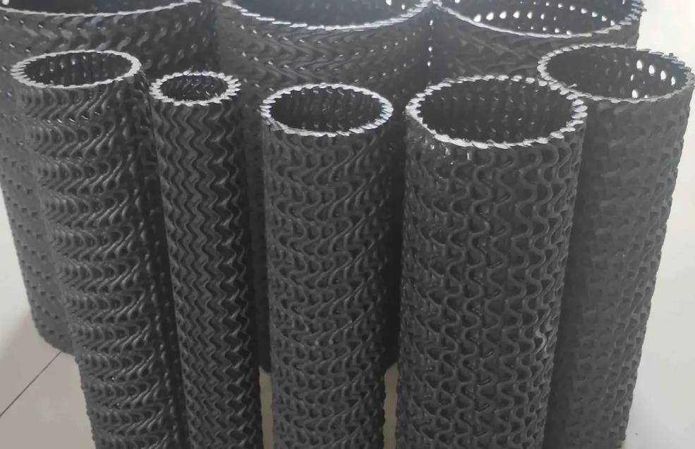 五华区硬式透水管—曲纹网状透水管-塑料盲沟疏水管