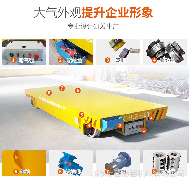 建材运输电动地平车拉砌块砖轨道小车低压地爬车生产商