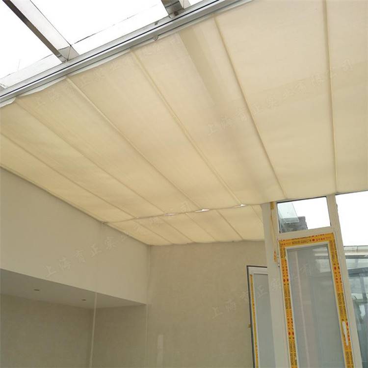 房山室内天棚帘 智能电动窗帘 环保无味