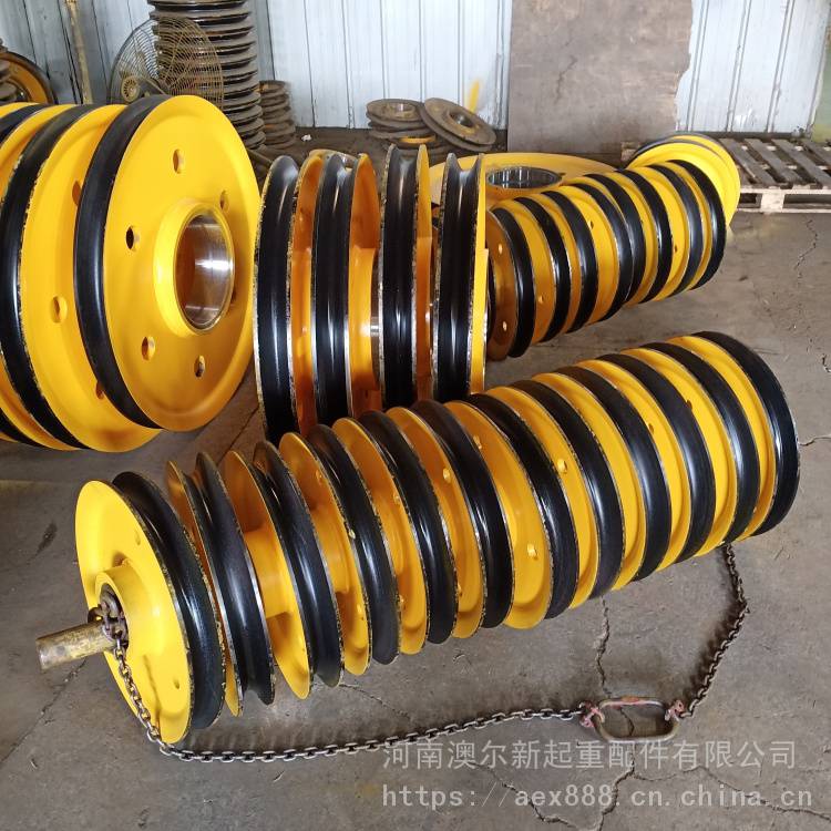 澳尔新制造扎制滑轮片起重机滑轮片钢丝绳吊钩轮片