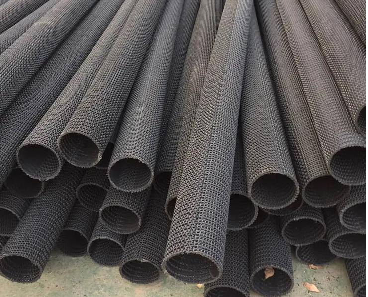 云南省玉溪市硬式透水管—曲纹网状透水管-塑料盲沟疏水管