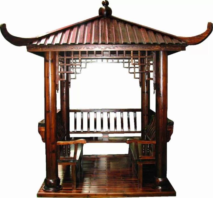 楚风加工定制特色公园凉亭木屋休闲娱乐休息亭观光拍摄道具亭