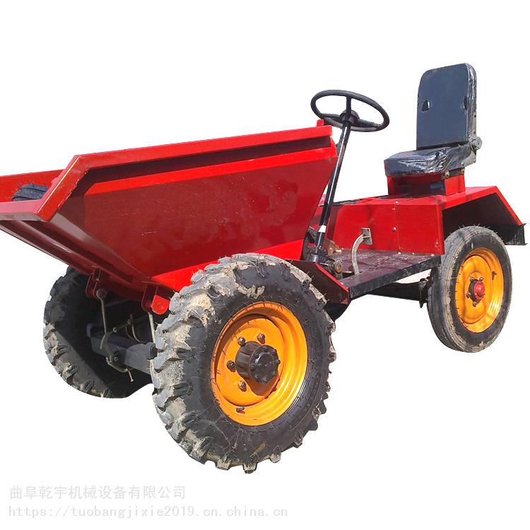 前卸式小型装卸车电启动柴油翻斗车乾宇机械柴油翻斗车