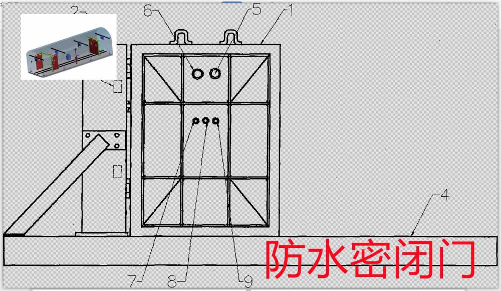 防水密闭门-矿用防水闸门济宁和利隆厂家-老城