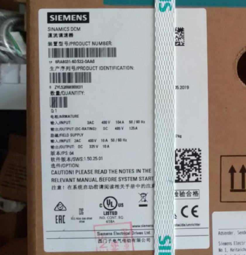 西门子6SL3162-1AA01-0AX0现货销售