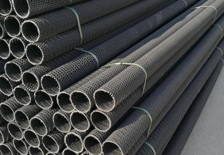 云南省州富宁县硬式透水管—曲纹网状透水管-塑料盲沟疏水管