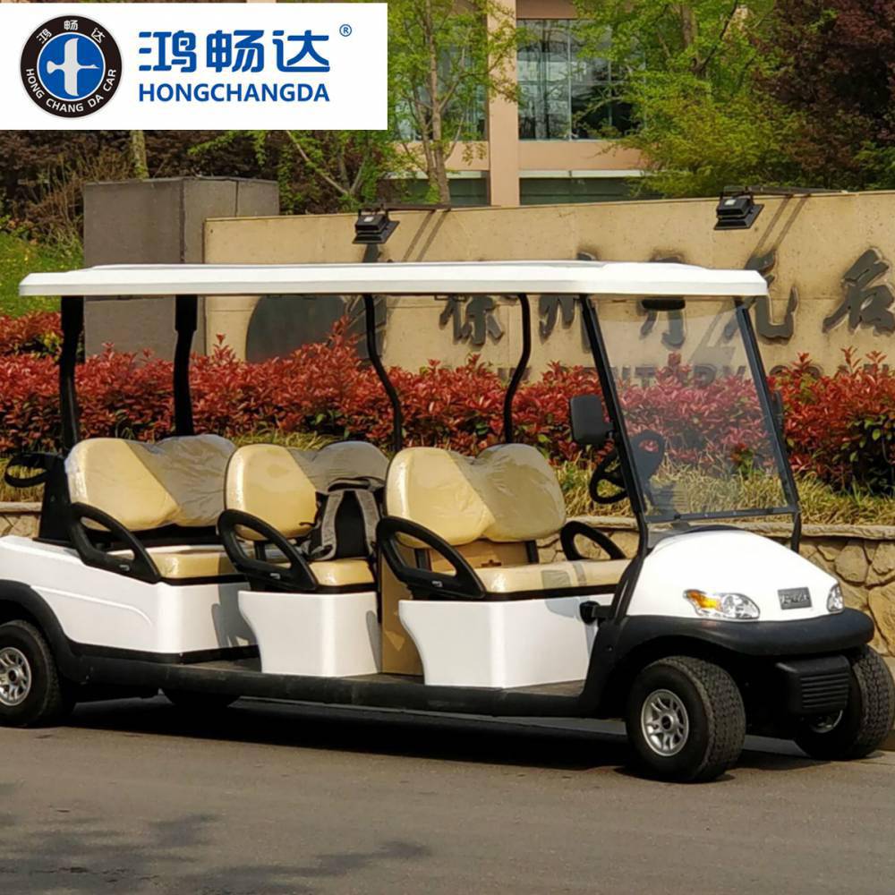 鸿畅达6座高尔夫球车观光车景区游览方便快捷全国供应