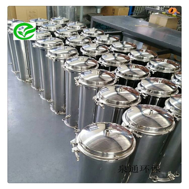 山西广灵泉通304过滤器纯水不锈钢过滤器碳钢袋式过滤器生产厂