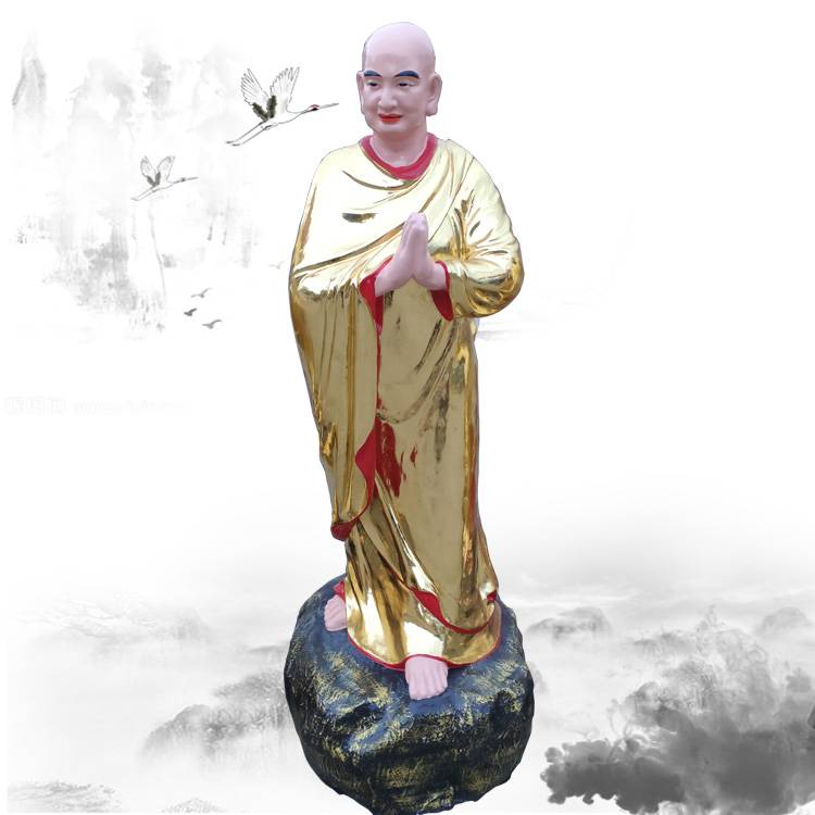 沉思罗汉 十八罗汉***塑像 开心罗汉佛像 十八罗汉塑像
