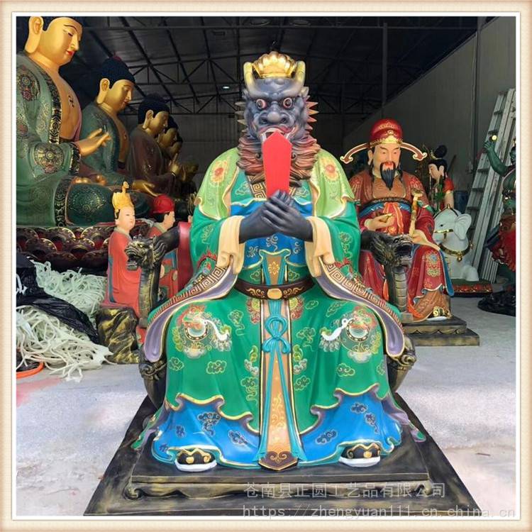 正圆定做白龙王玻璃钢四海龙王神像厂家铜雕四海龙王像厂家