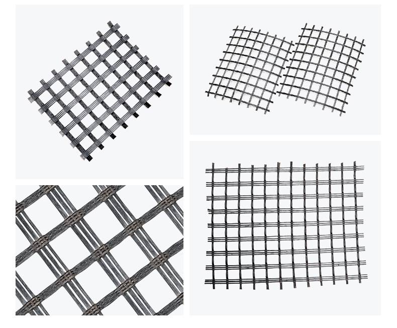 隧道建设矿用80KN玻璃纤维土工格栅边坡植草网垫延伸率低