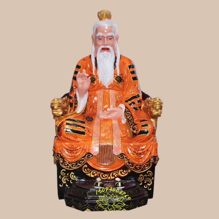 河南三清祖师神像元始天尊灵宝天尊道德天尊树脂三清道祖神像