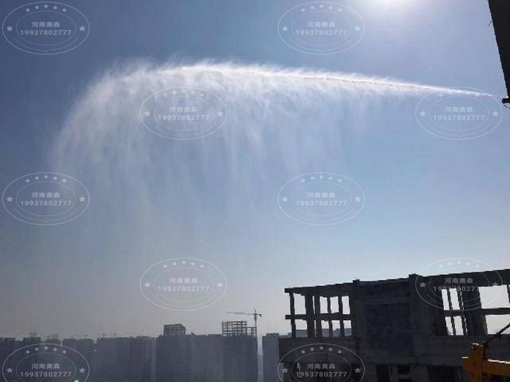高空除霾系统,智能高空除尘除霾系统,高空旋转喷雾降尘装置,环保雾桩价格