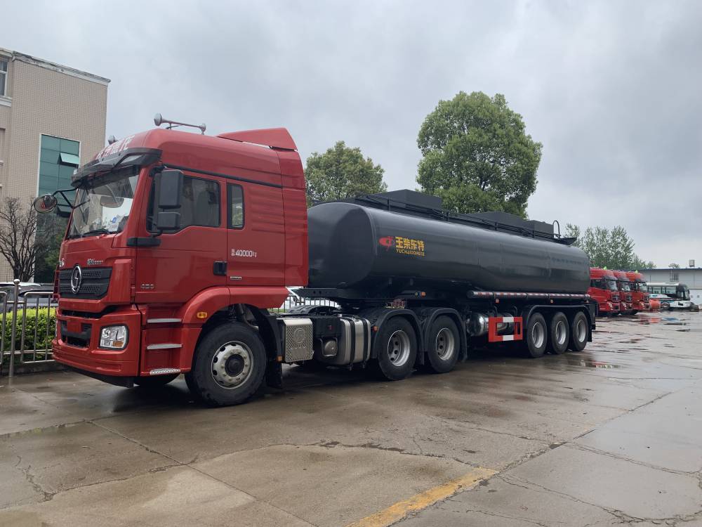 【特运牌罐车】30立方钢衬塑供液车, 钢衬PE减水剂半挂制造厂家