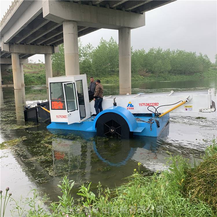 水面垃圾打捞船打捞水草船水葫芦割草船