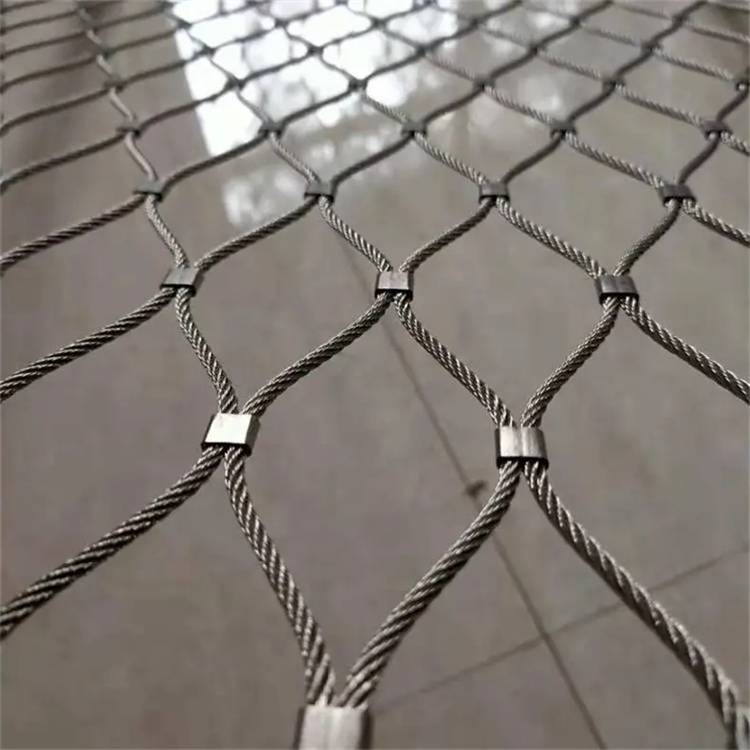 石河子钢丝绳装饰网规格/乌鲁木齐钢丝绳网厂家/新疆捷信金业