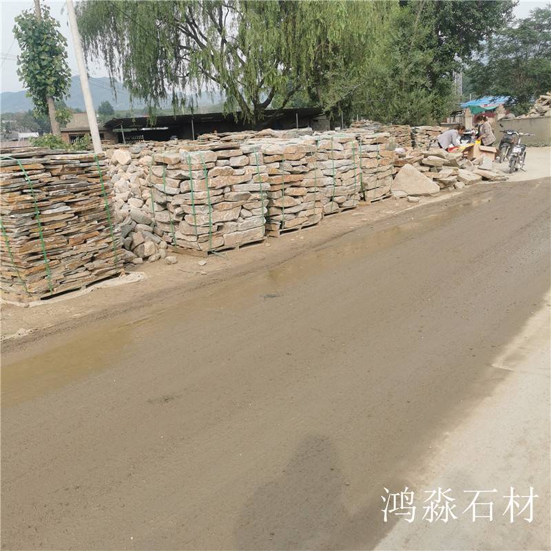 新余垒墙石头浆砌块石可定制 乱型垒墙石