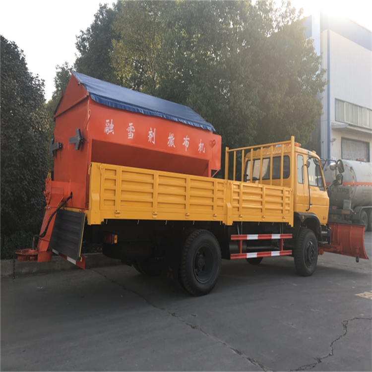 推荐 市政道路化雪融雪剂撒车 刮板链式输送撒布机 防打滑免维护
