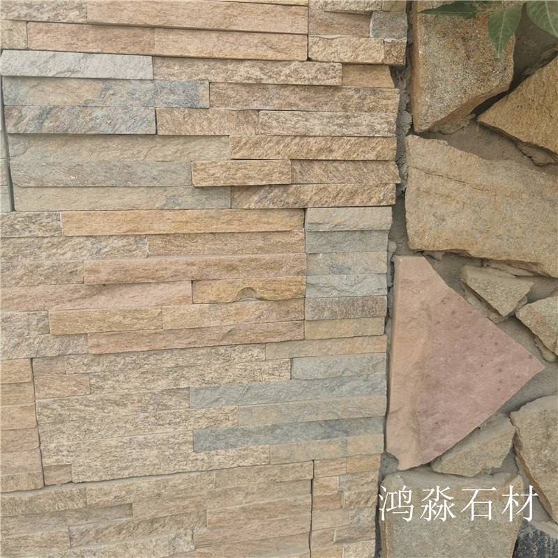 铜陵高粱红文化石 背景墙文化石销售厂家
