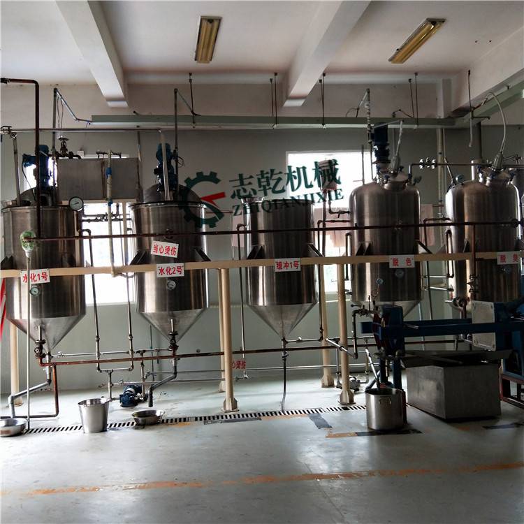 文冠果油生产线 紫苏油生产线设备 动物脂肪精炼设备技术