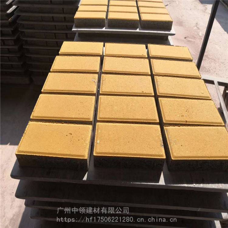 深圳宝安 防滑耐磨透水砖 建材透水砖 源头工厂 中领