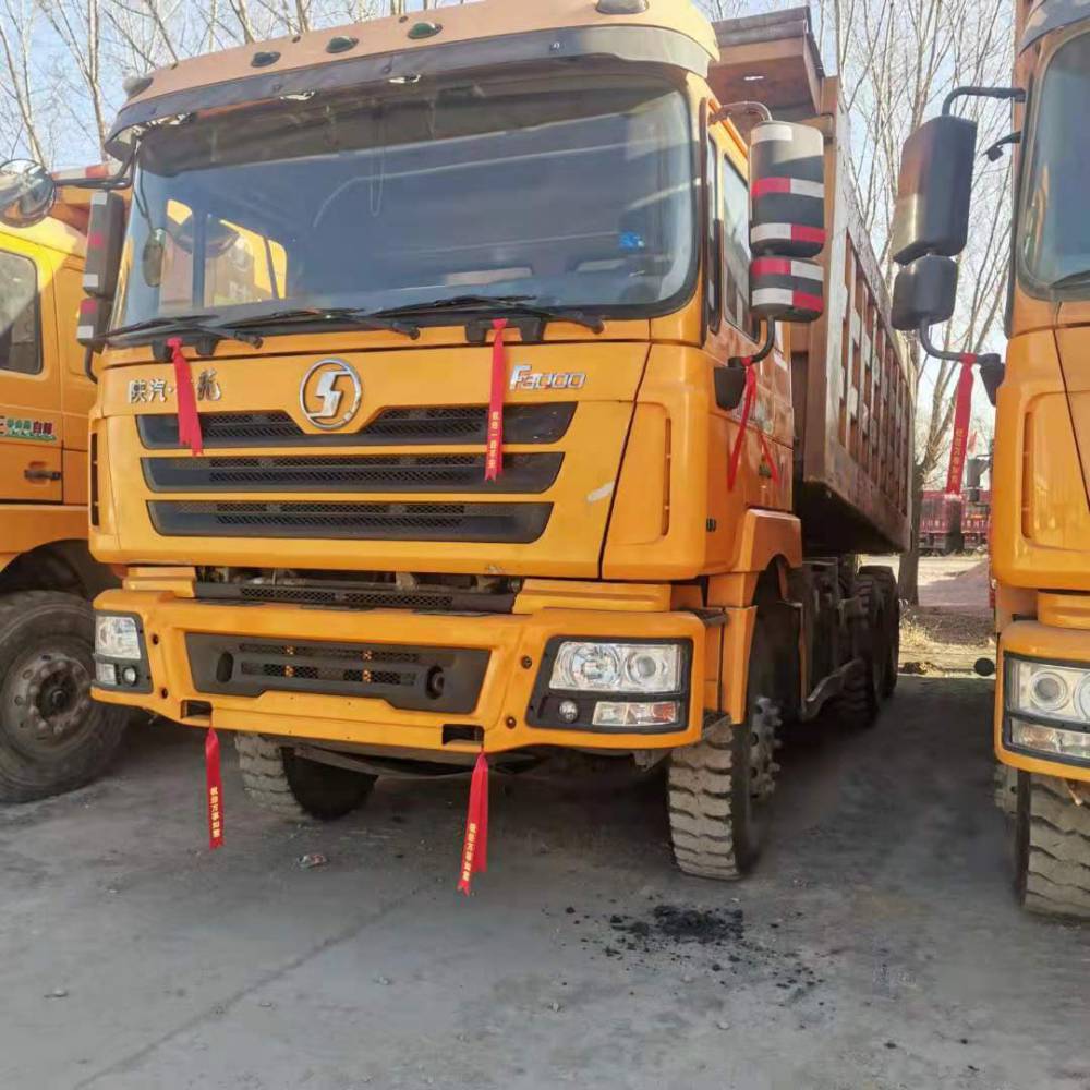 >出售二手工程车后八轮翻斗车  出售340,380马力二手陕汽德龙,13年到